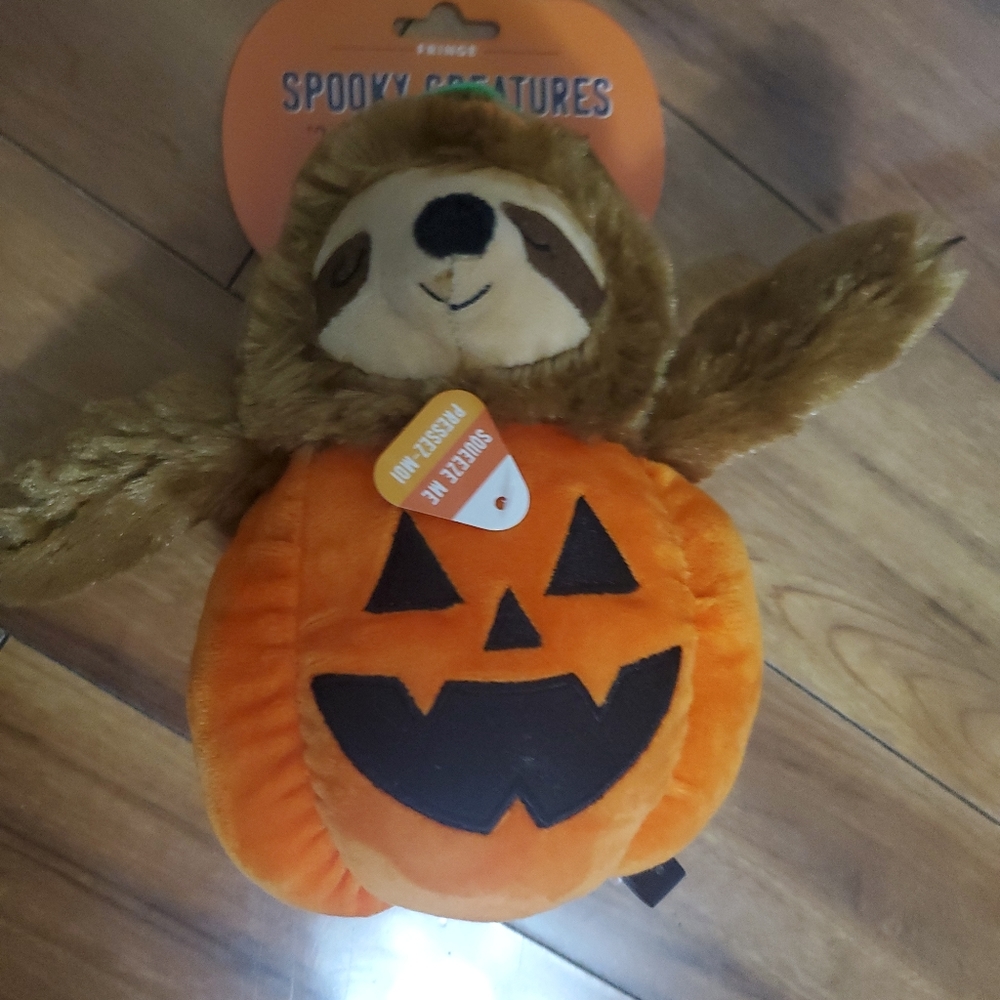 Fringe  sloth dog toy 9”